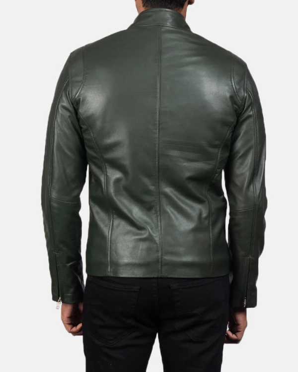 Blouson aviateur en cuir suédé d'agneau véritable pour homme RXMJ0017
