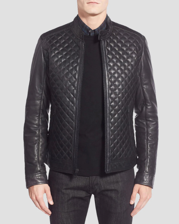 Blouson aviateur en cuir suédé d'agneau véritable pour homme RXMJ0017