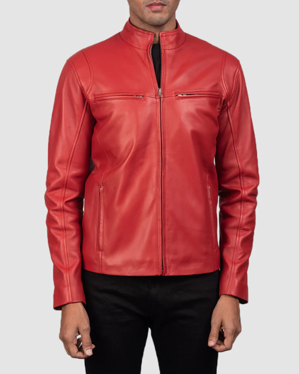Blouson aviateur en cuir suédé d'agneau véritable pour homme RXMJ0017