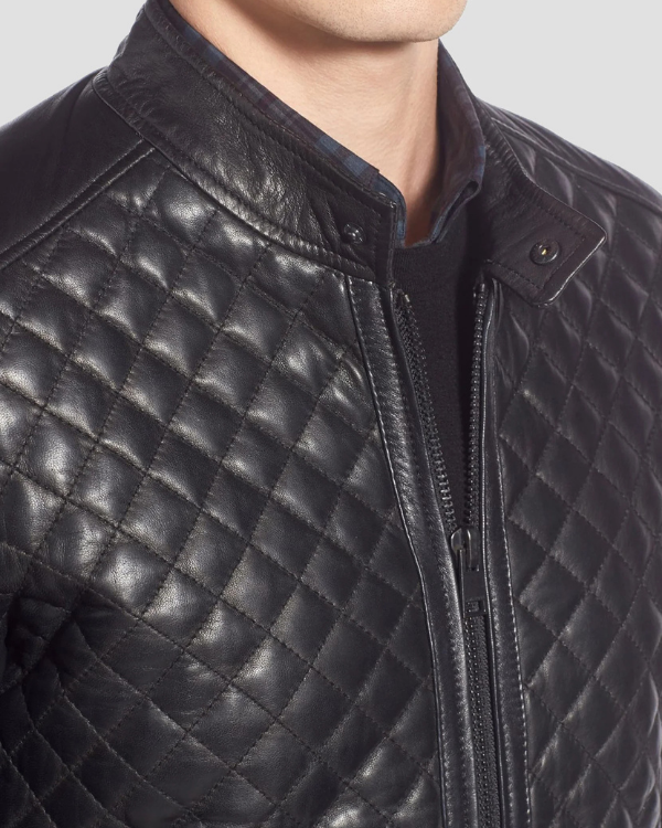 Blouson aviateur en cuir suédé d'agneau véritable pour homme RXMJ0017