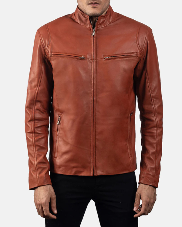 Blouson aviateur en cuir suédé d'agneau véritable pour homme RXMJ0017