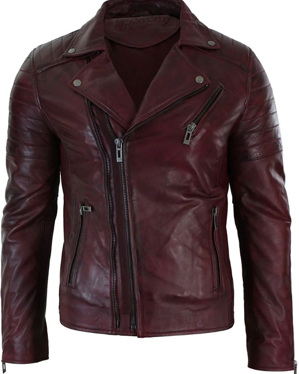 Blouson aviateur en cuir suédé d'agneau véritable pour homme RXMJ0017