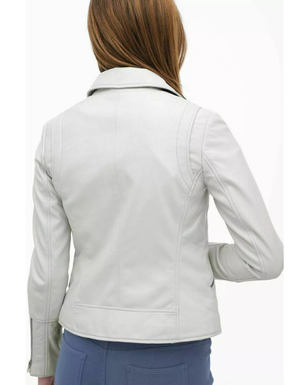 Women's Genuine Lambskin Real Leather Jacket RXWJ0021