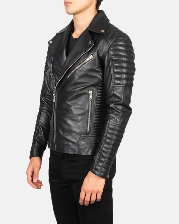 Blouson aviateur en cuir suédé d'agneau véritable pour homme RXMJ0017