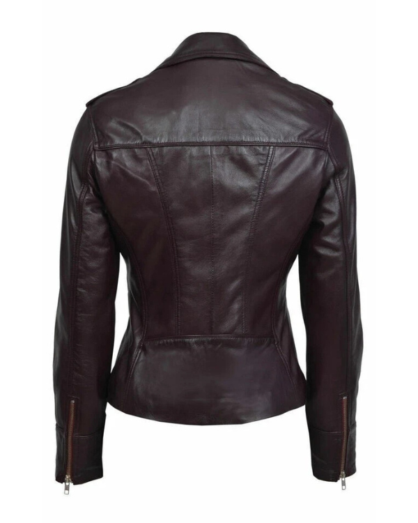 Women's Genuine Lambskin Real Leather Jacket RXWJ0027