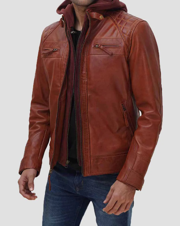 Blouson aviateur en cuir suédé d'agneau véritable pour homme RXMJ0017