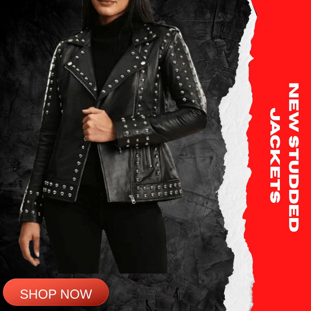 Womens Studded Leather Jackets