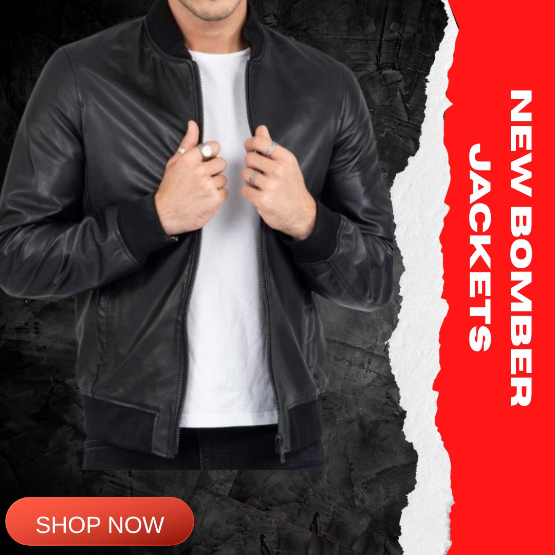 Mens Bomber Leather Jackets