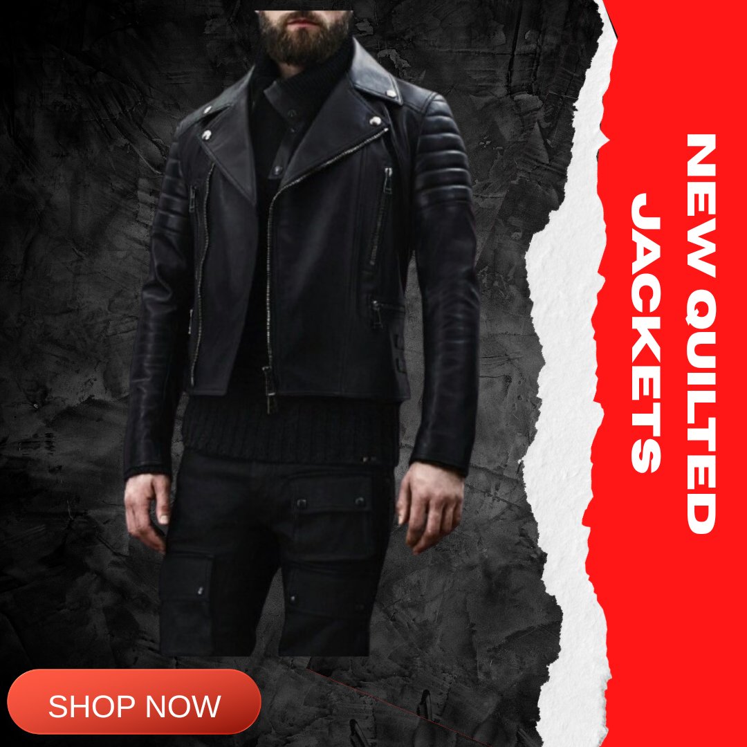 Mens Quilted Leather Jackets