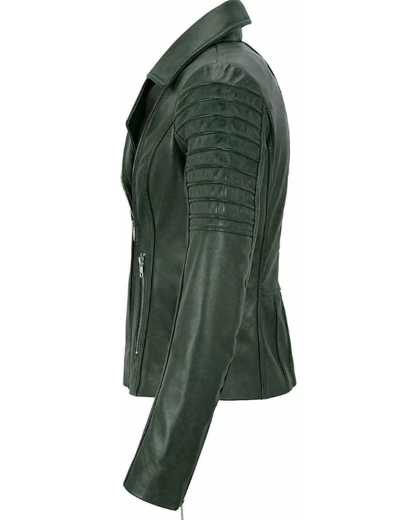 Women's Genuine Lambskin Real Leather Jacket RXWJ0010
