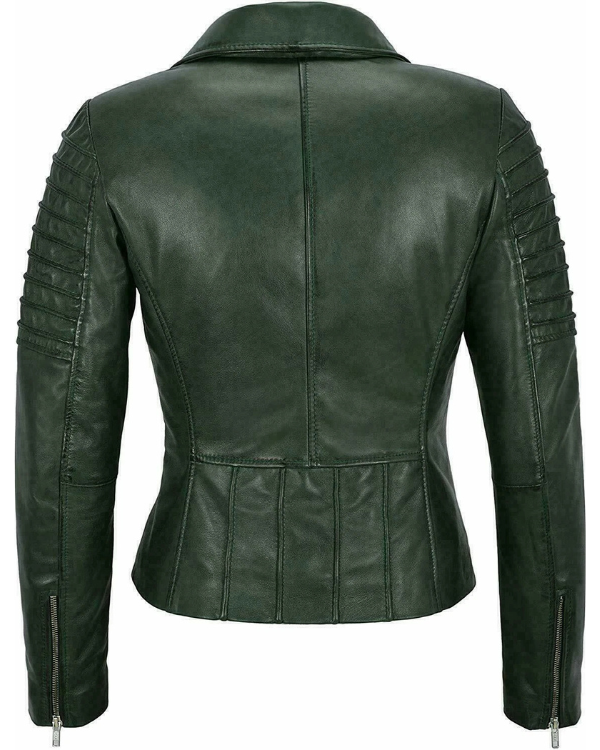 Women's Genuine Lambskin Real Leather Jacket RXWJ0010