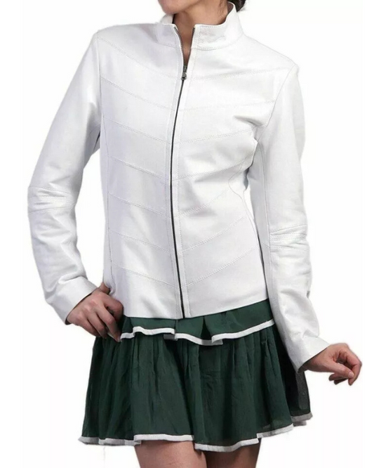 Women's Genuine Lambskin Real Leather Jacket RXWJ0032