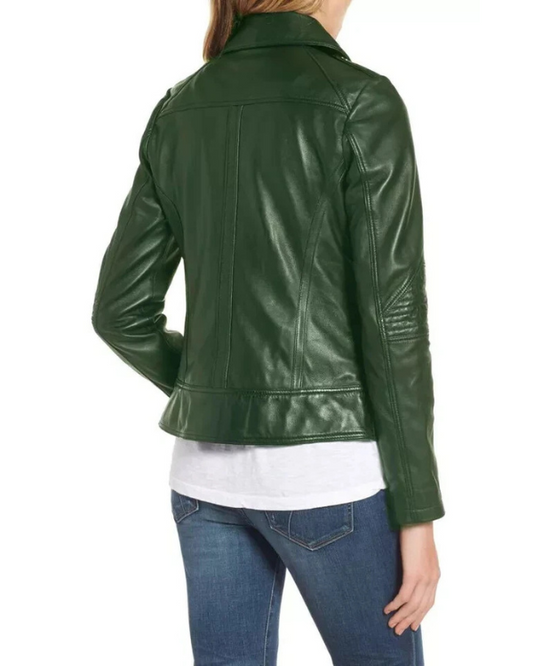 Women's Genuine Lambskin Real Leather Jacket RXWJ0038