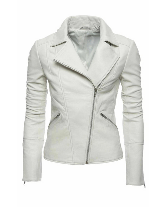 Women's Genuine Lambskin Real Leather Jacket RXWJ0021