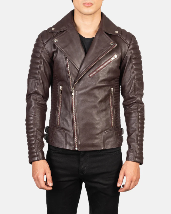 Blouson aviateur en cuir suédé d'agneau véritable pour homme RXMJ0017