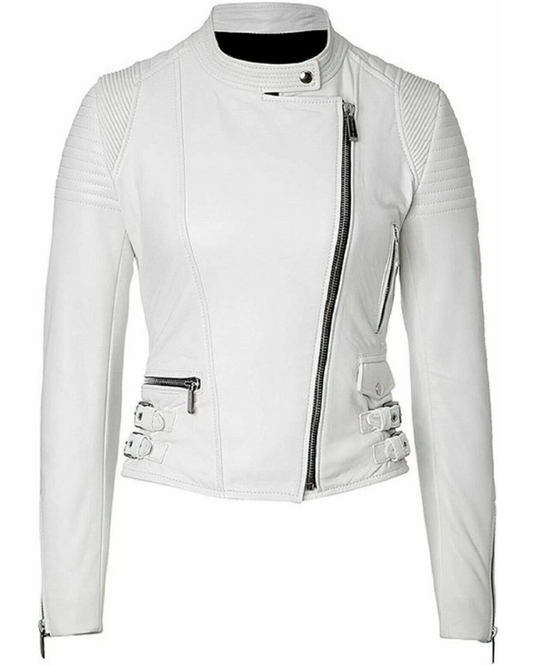 Women's Genuine Lambskin Real Leather Jacket RXWJ009