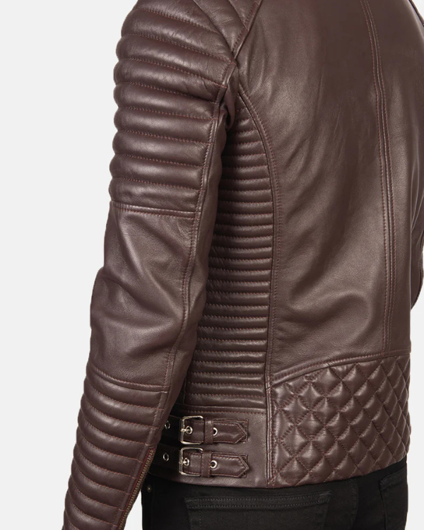 Blouson aviateur en cuir suédé d'agneau véritable pour homme RXMJ0017
