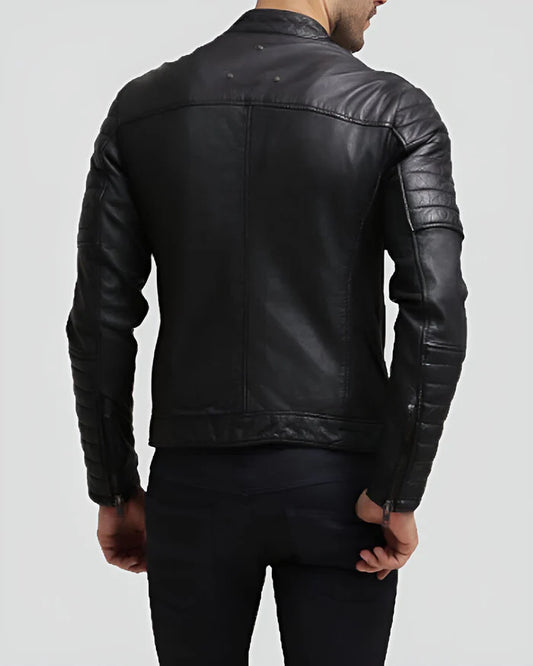 Men's Lambskin Real Leather Jacket RXMJ002